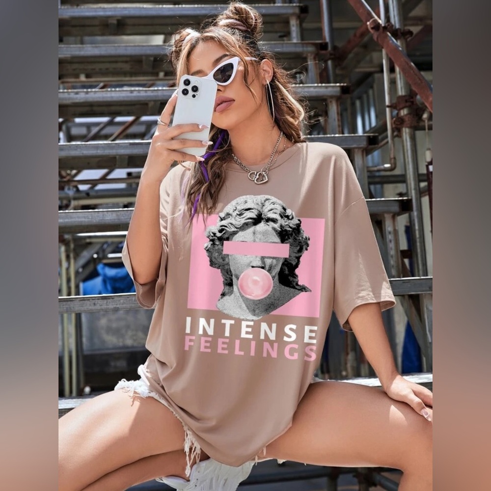 SHEIN “intense feelings” shirt
